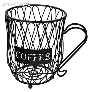 Universal Coffee Capsule Storage Black Basket K Cup Creamer