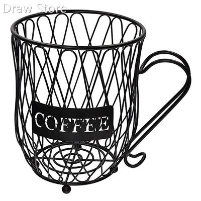 Universal Coffee Capsule Storage Black Basket K Cup Creamer