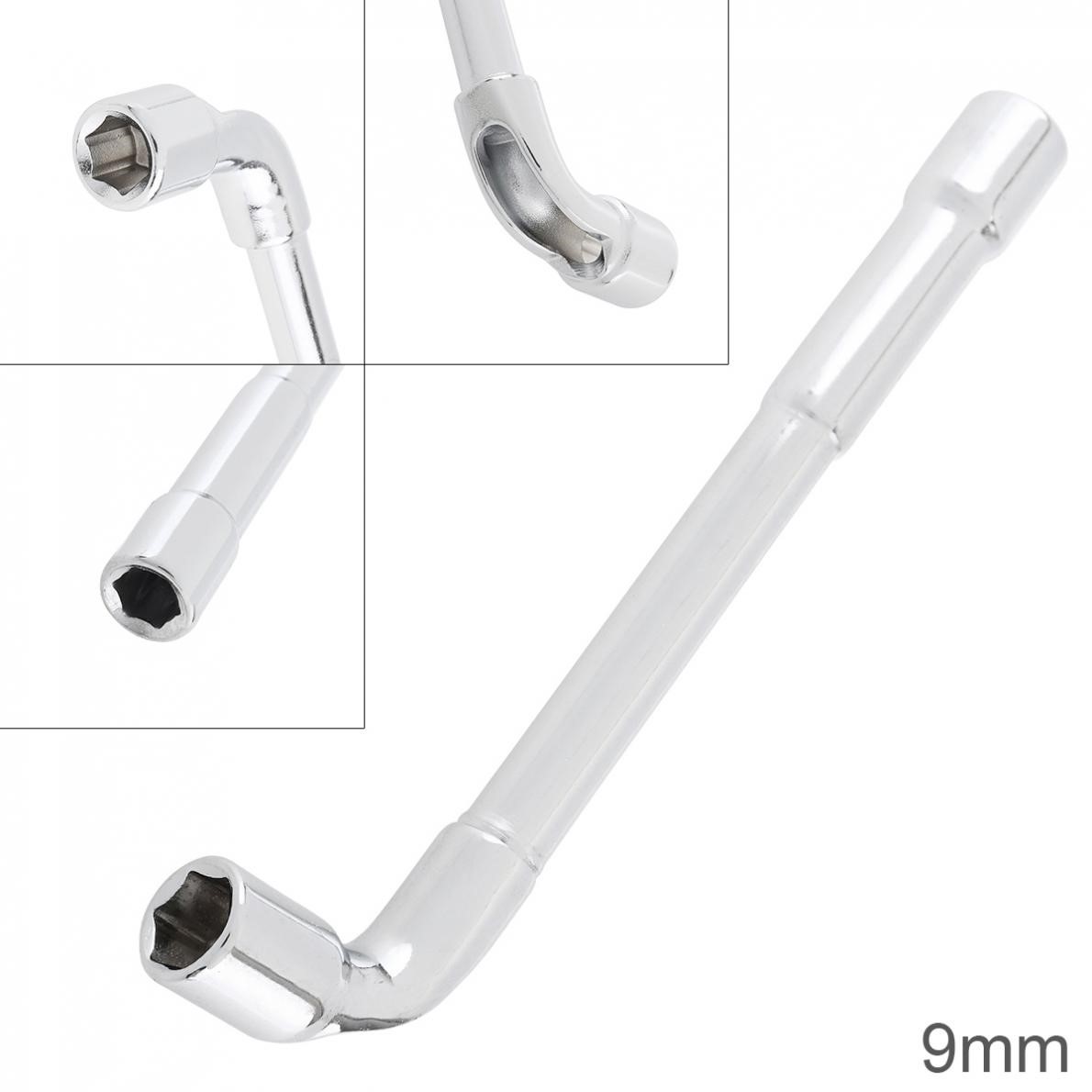 9mm L-Shaped Plum Plug Universal Torque Wrench Chrome Vanadi