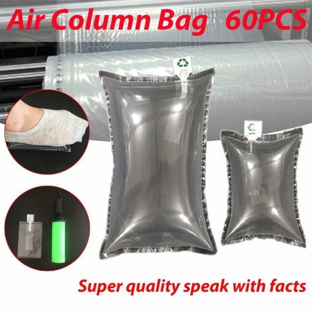 60pcs Inflatable Air Packaging Bubble Package Buffer Bag Pac