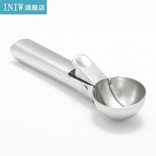 Stainless Steel Ice Cream Scoop with Spring Handle Ice Ball