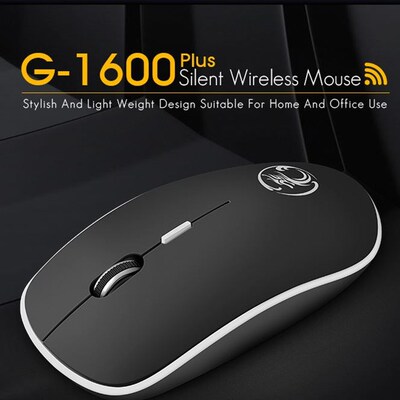 Wireless Mouse Ergonomic Computer Mouse PC USB Optical 2.4Gh