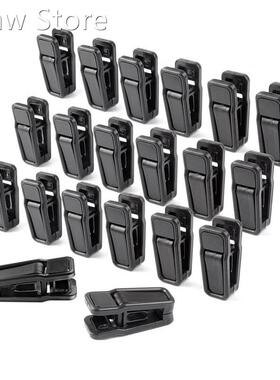 Plastic Hanger Clips Black Strong Pinch Grip Clips 适用于 Us