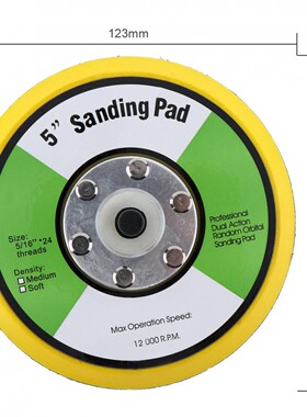 5 inch 12000RPM Professional Use for Pneumatic Sanders / Air