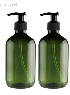 2PS Traanspareent1 PET Plstic Bottles With Black Scrw CapsC,