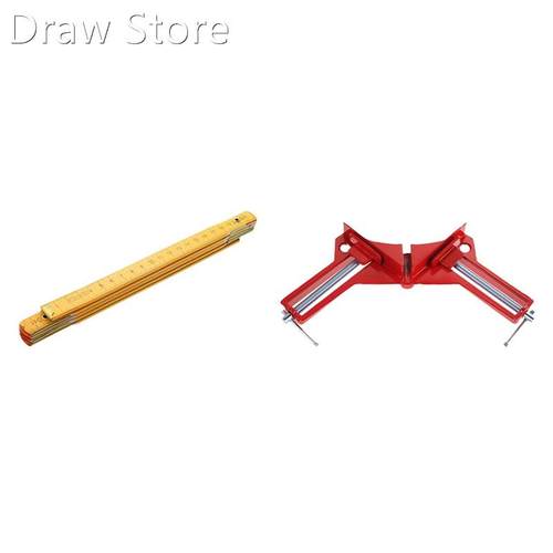 1 Pcs Portable Carpenter Wooden Folding Ruler 100cm/39Inch