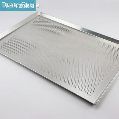 Rectangular Perforated Baking Tray Aluminum Baking Durable S