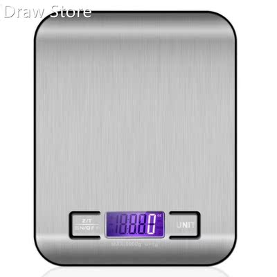5kg/10kg Electronic Kitchen Scale Digital Food Scale Stainle