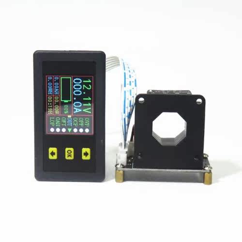 VAC9010H Hall Coulombmeter DC90V Voltmeter Ammeter LCD Two-W