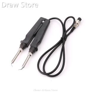 902 ESD SMD Double Soldering Iron Tweezer Handle Clip Heatin