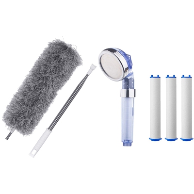1 Pcs Microfiber Dusters 适用于 Cleaning with Extension Pole