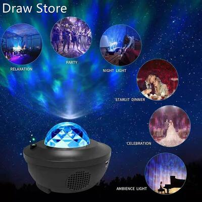 LED Star Projector Night Light Galaxy Nova Projecteur Starr