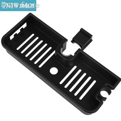 Bath Shower Pole Tray Shelf Adjustable Rod Bathroom Organize