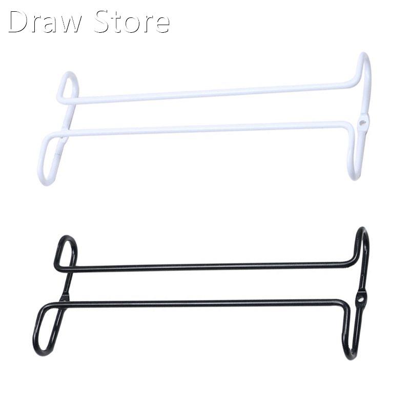 Single Row Suspension Hanging Wine Glass Holder Inverted She