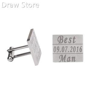 Custom French shirt cuff links for men and women, DIY latti