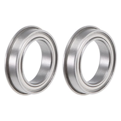 F6701ZZ Flange Ball Bearing 12x18x4mm Shielded Chrome Bearin