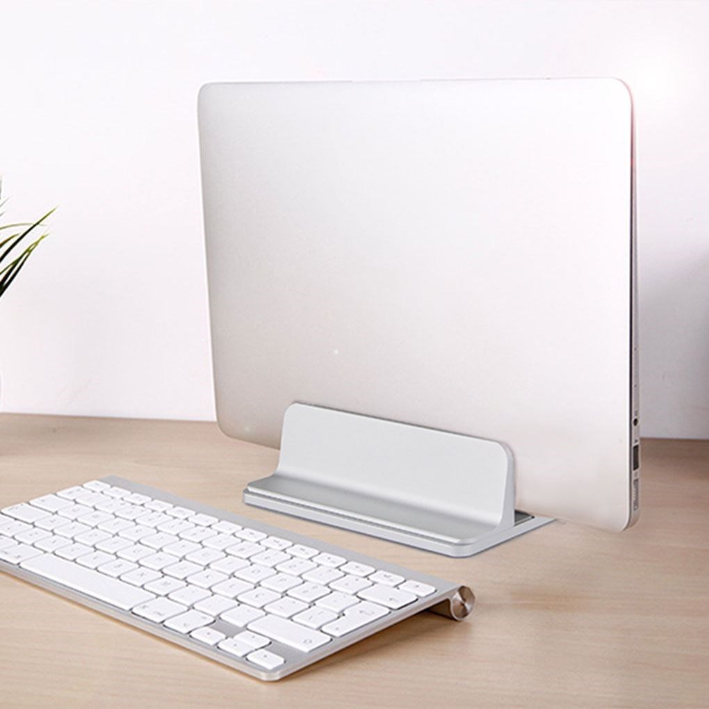 Dual-slot Vertical Adjustable Laptop Stand Tablets Cooling S