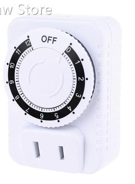 AC 110V 12 Hour Mechanical US Plug Switch Timer Socket 适用