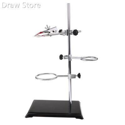 Retort Stand Support Ring Beaker Tube Clamp Clips Platform