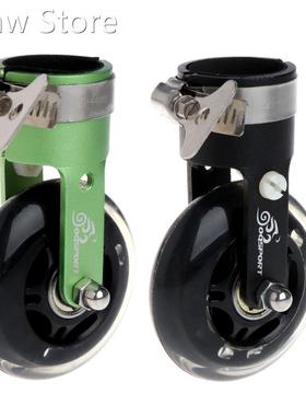 Portable Folding Bike Auxiliary Roller Wheel Foldable Bicycl