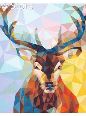 5 Pcs/Set Paint by Numbers for DIY Paint by Number Kits for