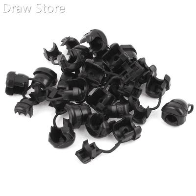UXCELL 20 Pcs HDB-6N-4 Round Cable Wire Strain Relief Bush G