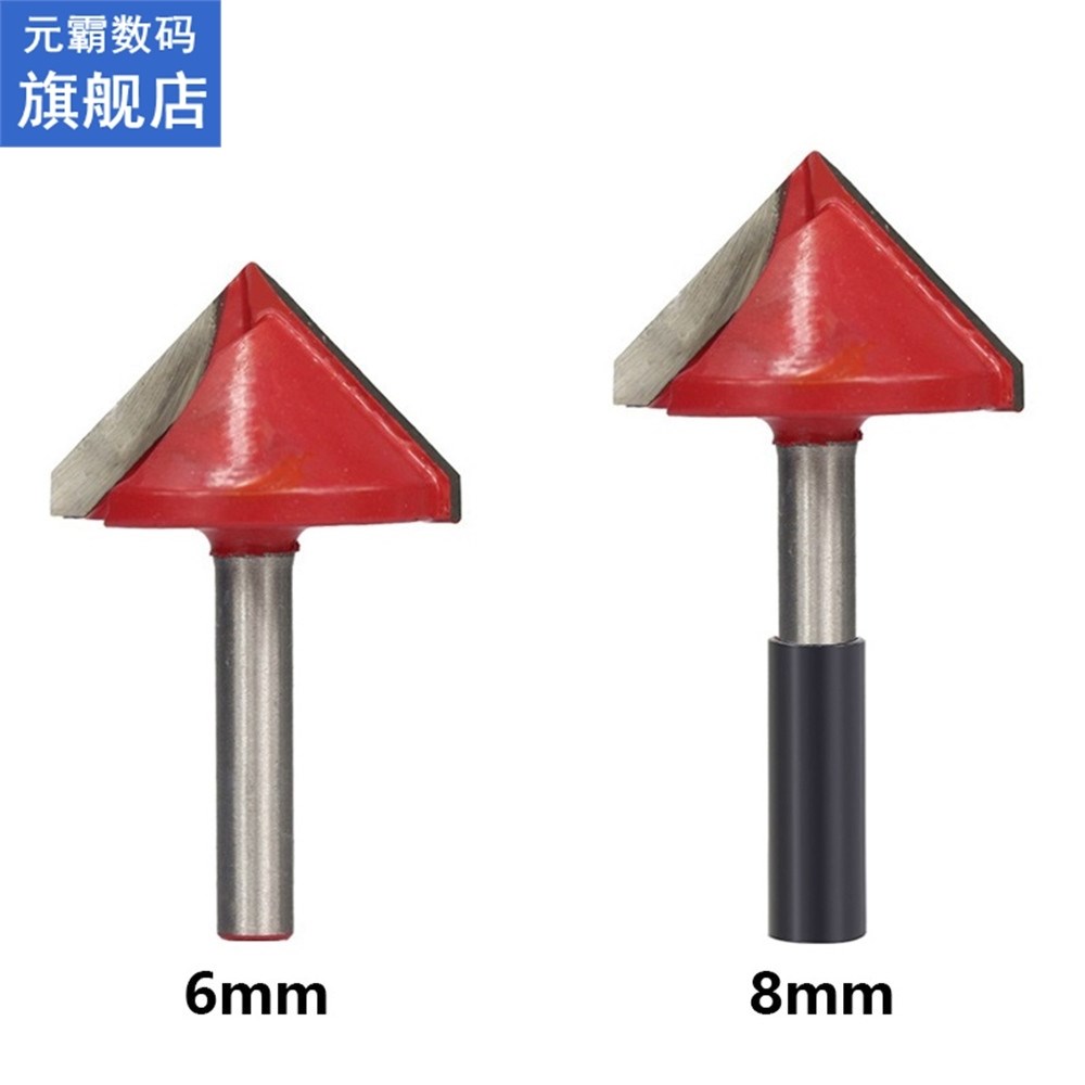 1pc 32mm v shape milling cutter 90 degrees wood router bits