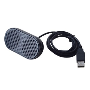 USB Speaker for Notebook Laptop PC(Black)  Portable Loudspea