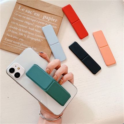 Silicone Magnetic Foldable Push Pull Sticker Mobile Phone Ha