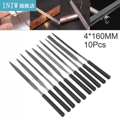10pcs 140mm 160mm 180mm Trimming Steel File Set Semi-circula