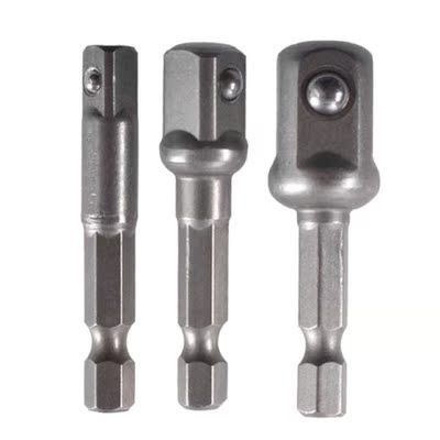 Extension Socket Adapter Impact Set 3x 1/4