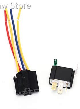 Waterproof Prewired 5pin 12V 40A Car Relay Harness Holders W