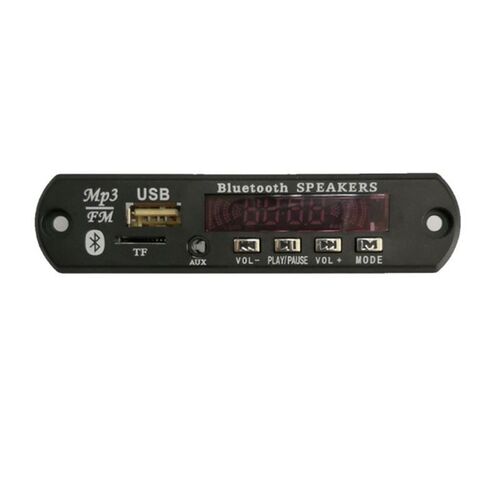 Car Audio USB TF FM Radio Module 2*3W Amplifier Bluetooth 5V