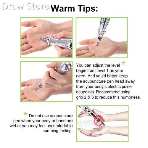 5 in 1 Body Massager Electronic Acupuncture Pen Multi Func