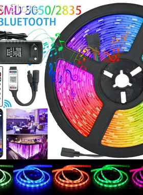 LED Strips Lights Bluetooth Luces Led RGB 5050 SMD 2835 Flex