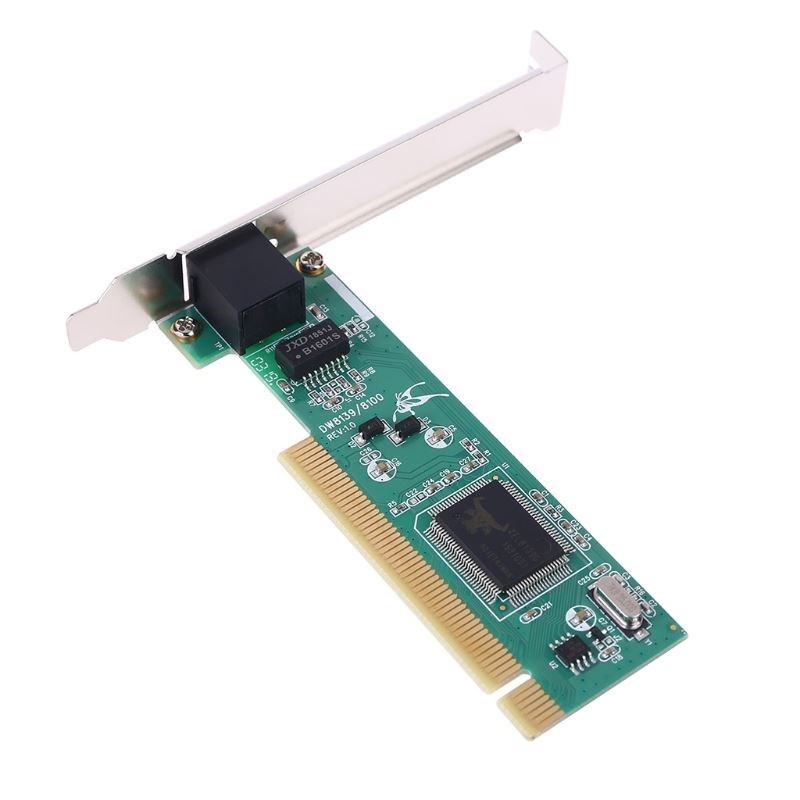 PCI NIC Chipset RTL8139 10/100Mbps RJ45 Ethernet Net Work La