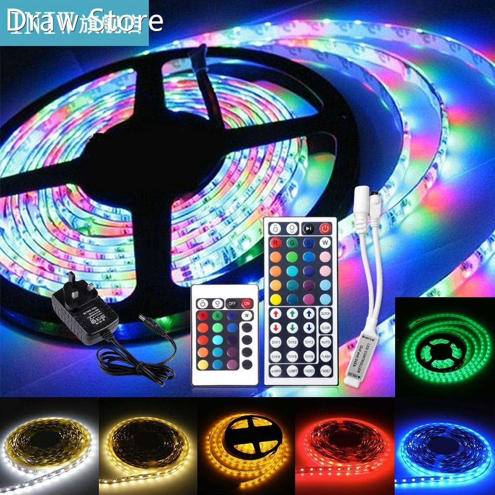 Cheap TSLEEN 5m Super Bright 12V 2A 5050/3528SMD Led Flexibl