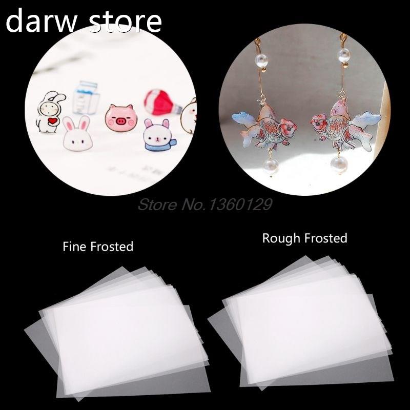 10Prcs Blank eat Shrink Sheets Art D1esign Paper HFo Kids Dr