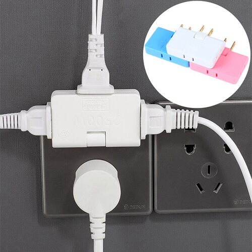 Rotatable Socket Converter One In Three 180 Degree Extension