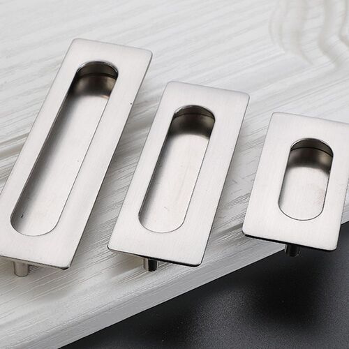 1Pc Embedded Sliding Door Handles Hidden Invisible Cupboard