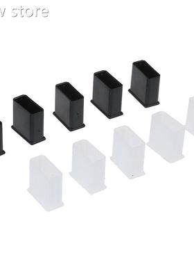 10pcs/lot Plastic US Male Antidust Pug Cap C1ov er Bllack/BW