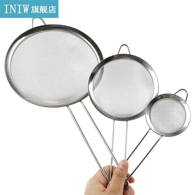 3Pcs/Set Kitchen Colanders Stainless Steel Strainer 7/10/14