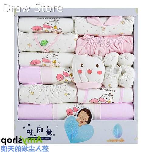 Thanks for newborn babies gift sets cotton baby Clothes,