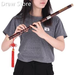 gable Bitter Bamboo Flute Dizi Key of C Traditional Handmad