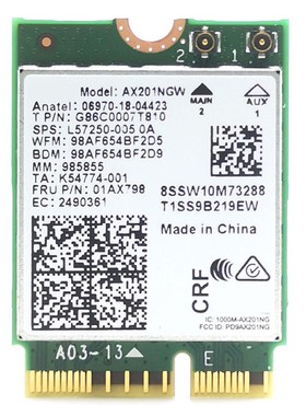 AX201NGW WIFI6 Gigabit M.2 NGFF 2.4Gbps Wireless Wlan WiFi C