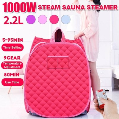 2.2L Portable Sauna Folding Steam Sauna Room larger Tent Use