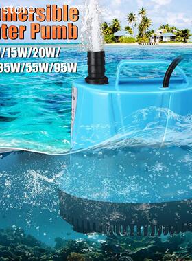 7/15/20/55W Submersble Watesr Pump Fiskh Tan Aquari1um Ponid