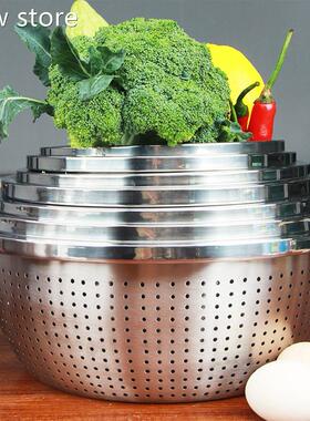 r304 Stain1less Seel Thicken ColtanSder tainer Basin Cooker