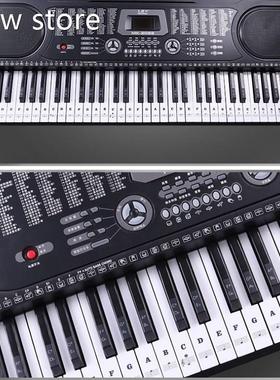 Tr1ansparent Piano Stic8kePr iano Keyboard cStiker 54/61/8 K