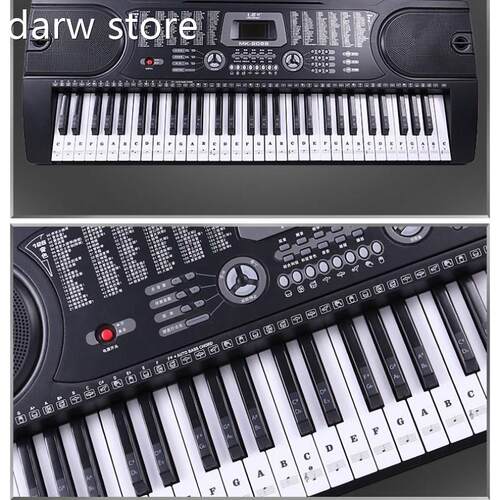 Tr1ansparent Piano Stic8kePr iano Keyboard cStiker 54/61/8 K